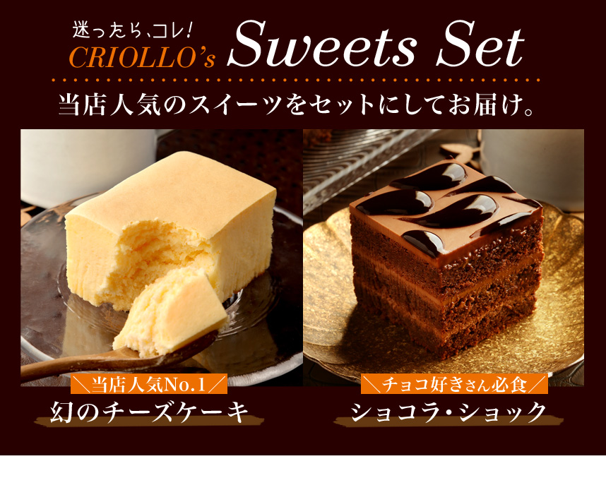 セット 幻のチーズケーキ ショコラ ショックの食べ比べセット 長方形 冷凍便 送料無料 ギフト スイーツ