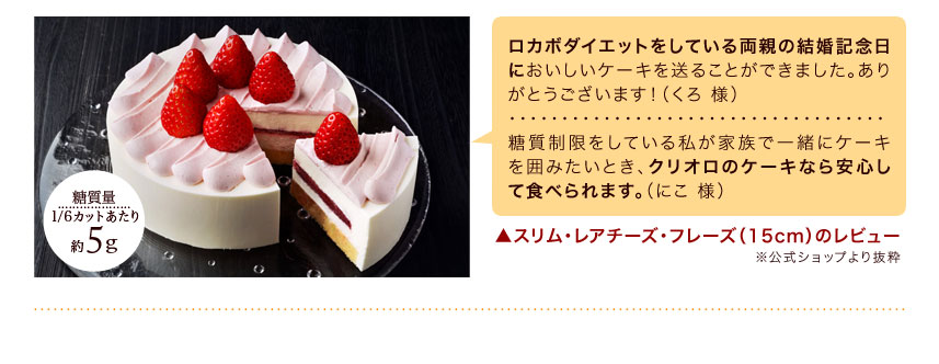 糖質制限ケーキ